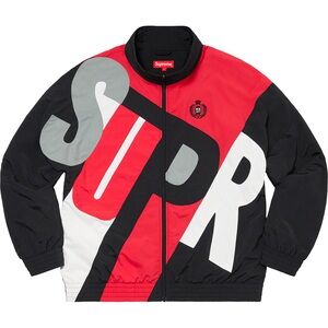 Supreme x MCM Big Letter Track Jacket